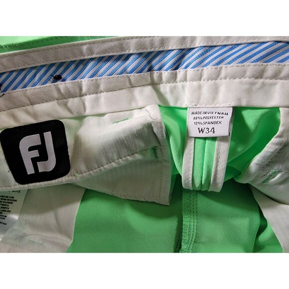 FootJoy Men's Green Shorts - 34 - Picture 3 of 8
